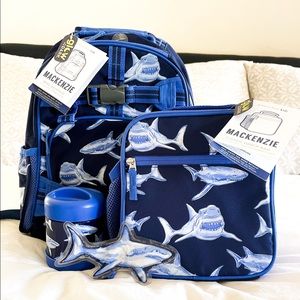 Mackenzie Blue Glow-In-The-Dark Sharks Set